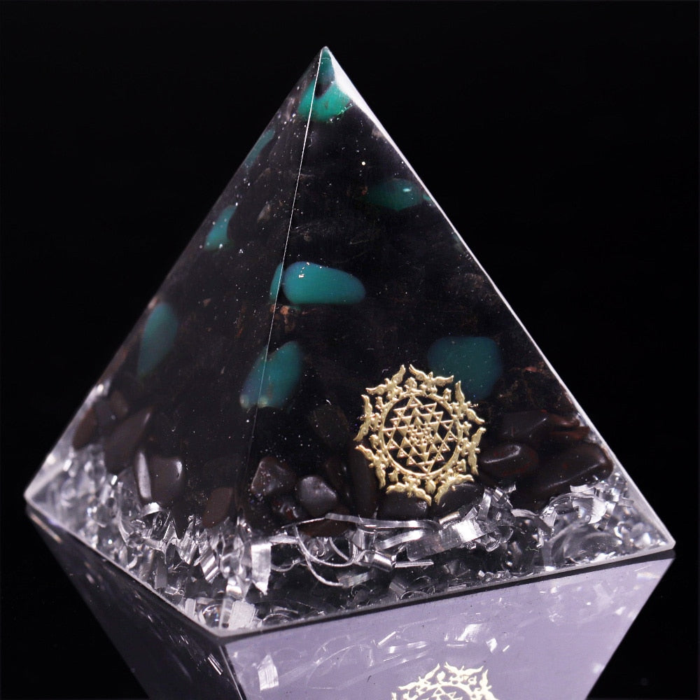 Kristallschutz-Orgonpyramide