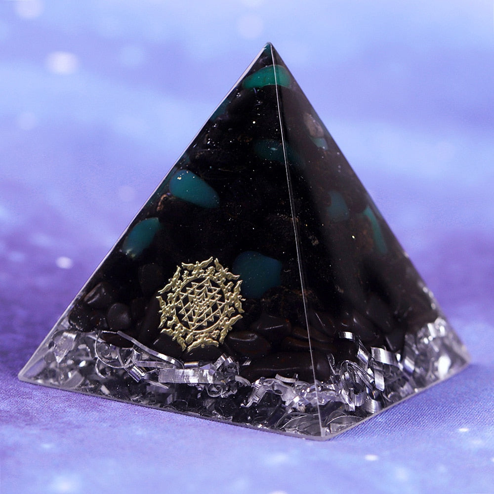 Kristallschutz-Orgonpyramide