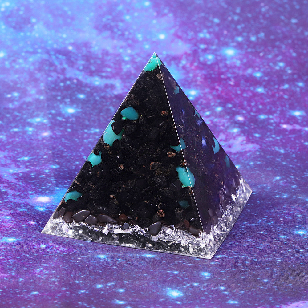 Kristallschutz-Orgonpyramide