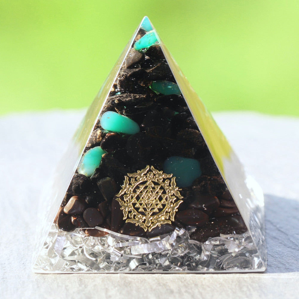 Kristallschutz-Orgonpyramide