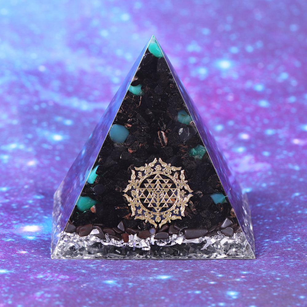 Kristallschutz-Orgonpyramide