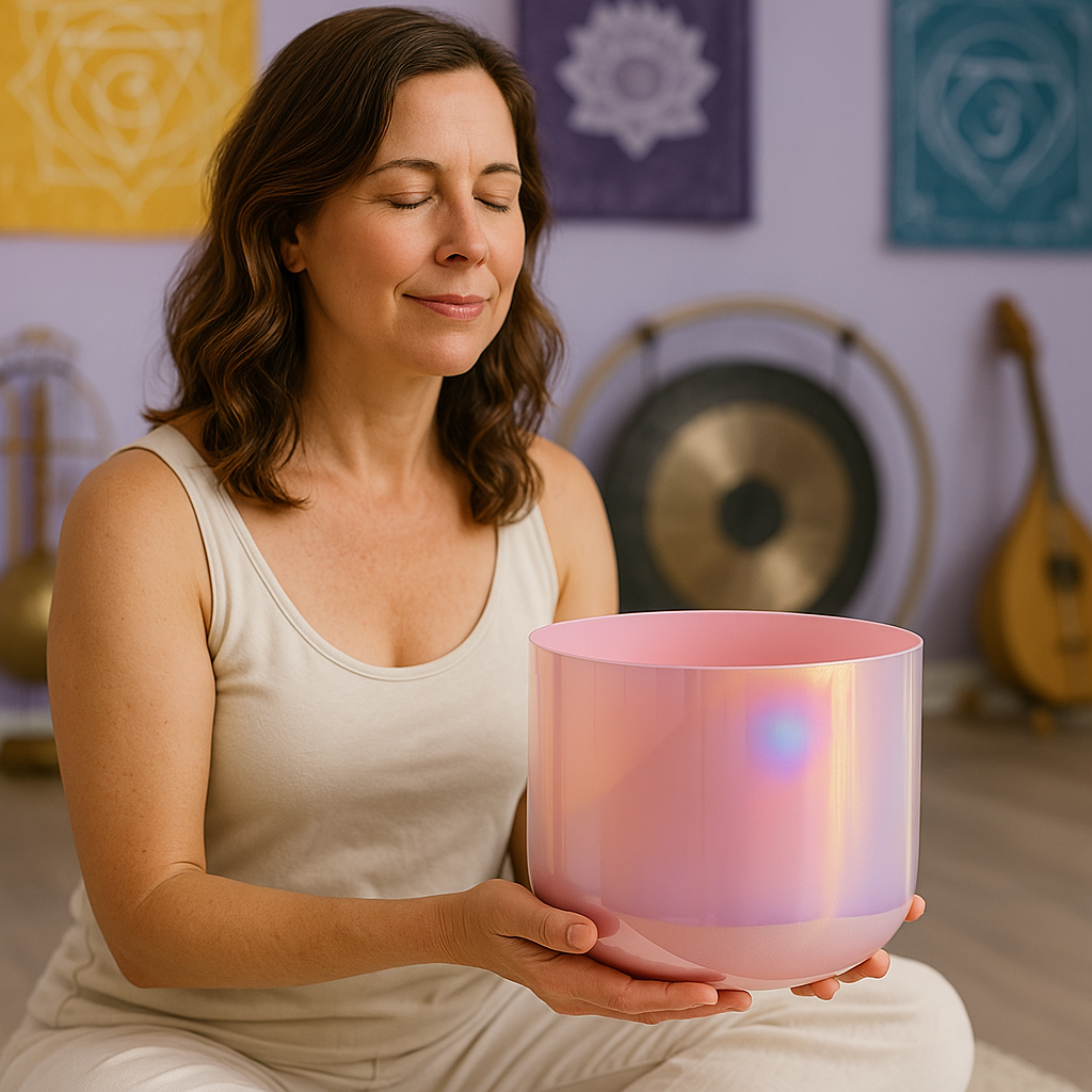 Kristallklangschale Rosette Nebula Spirituelle Meditation