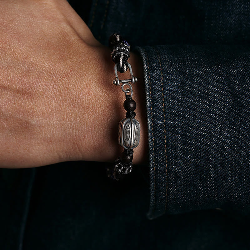 Sterling Silver Koi Fish Wealth Reincarnation Bracelet