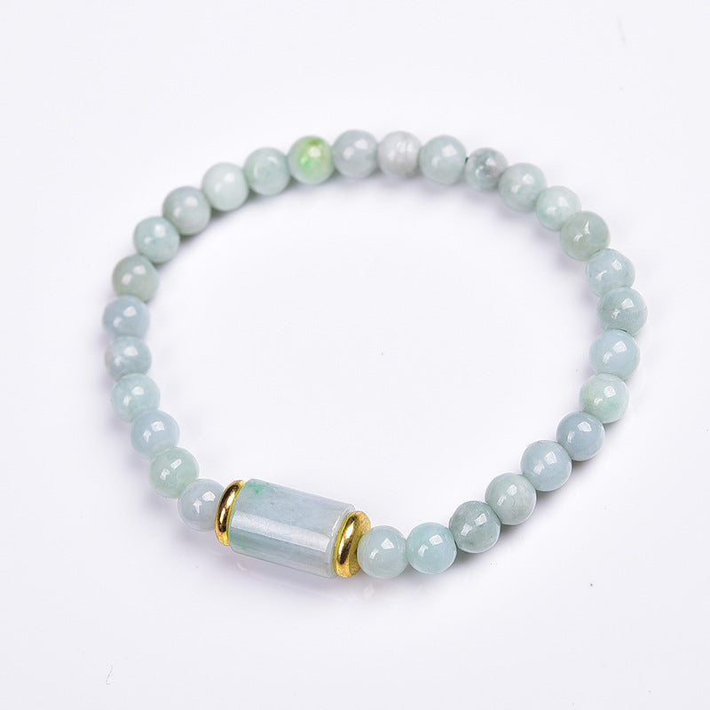 Natürliches Jade-Glücks- und Wohlstandsarmband für Überfluss