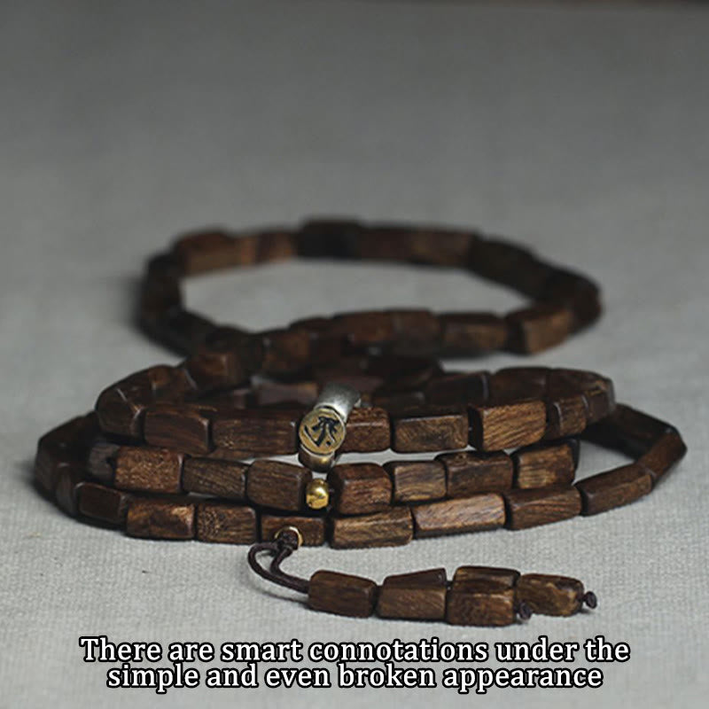 Tarakan Agarwood 925 Silver Gold Beads Zodiac Bracelet