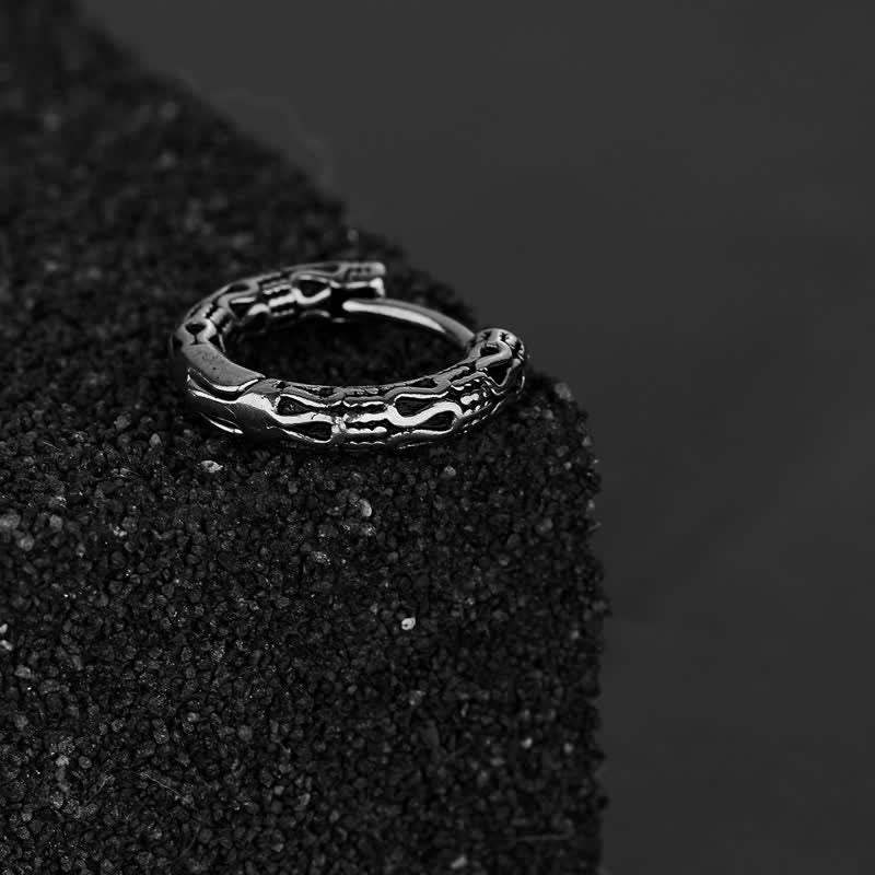 Handmade Titanium Steel Earrings for Inner Harmony