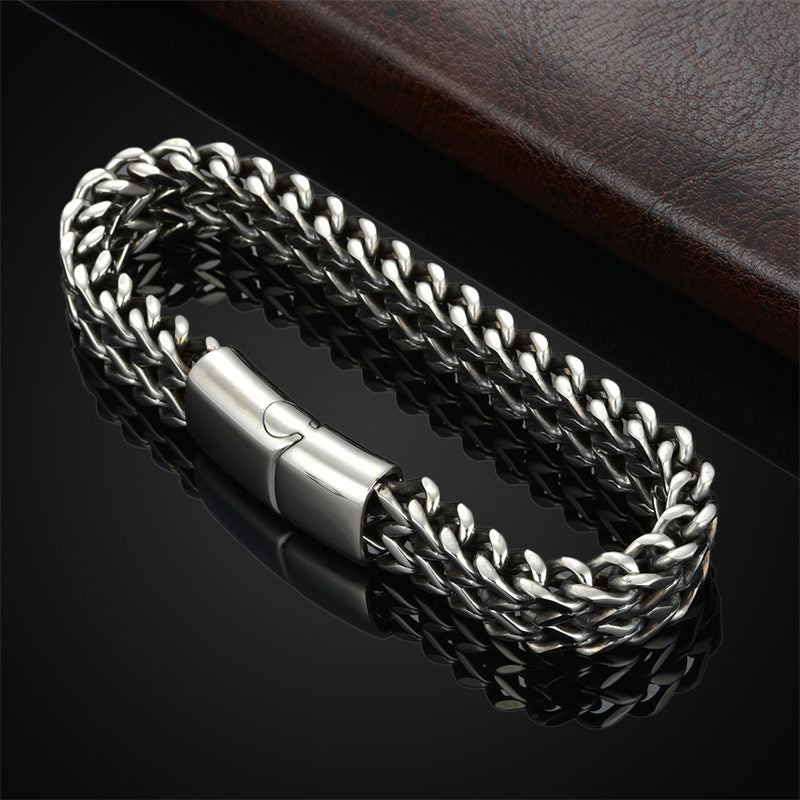 Titanium Steel Magnetic Buckle Spiritual Balance Bracelet