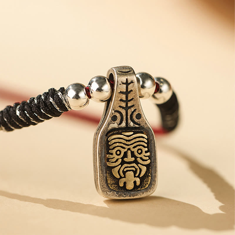 Sterling Silber Zakiram Göttin des Reichtums Spirituelle Halskette