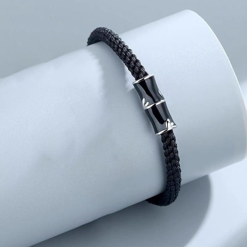 Copper Bamboo Couple Rope Bracelet for Spiritual Healing