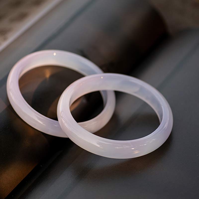 Chalcedon Harmonie Armband Positive Energie Armreif 54mm