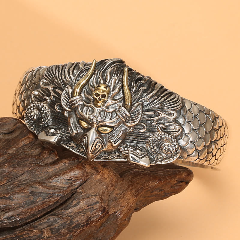 Copper Spiritual Bracelet Bangle for Wisdom and Protection