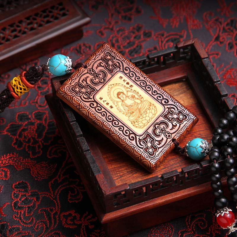 Tibetischer Rosenholz-Buchsbaum-Buddha, ruhiges Mitgefühl, Zen-Dekor