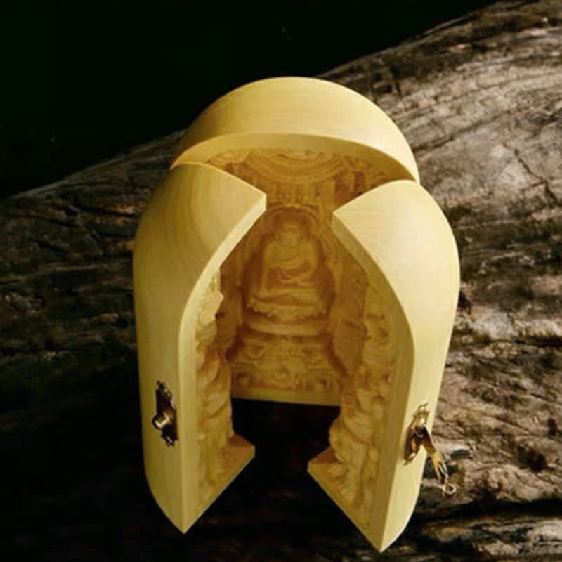 Daikokuten-Buchsbaum-Wohlstandsaltar für Reichtum und Überfluss