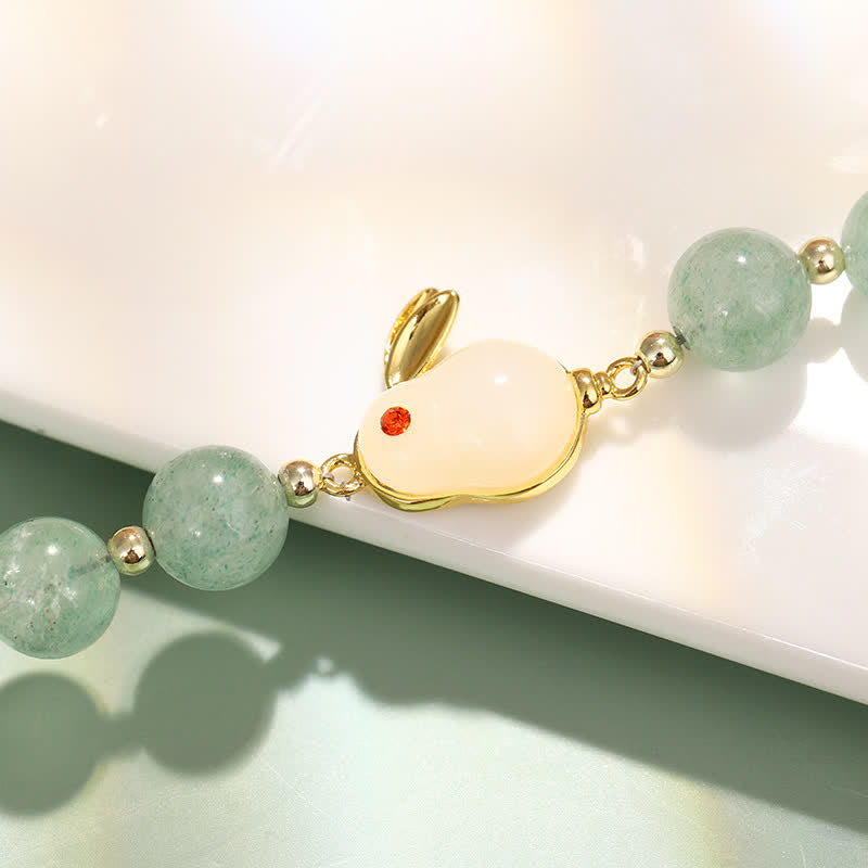 Green Aventurine Luck Bracelet for Year of the Rabbit | 15-20cm