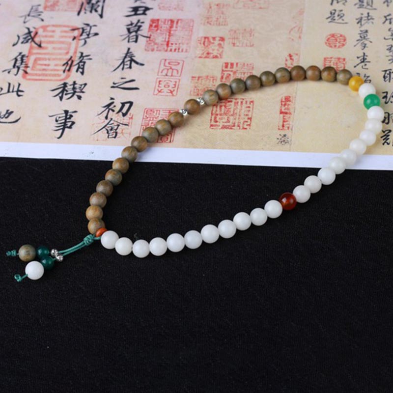 8mm Green Sandalwood Bodhi Seed Luck Bracelet