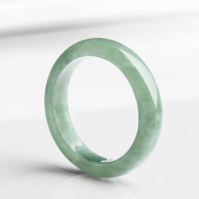 Natürlicher Jade-Ring für Wohlstand und Fülle | Größen 16–21 mm