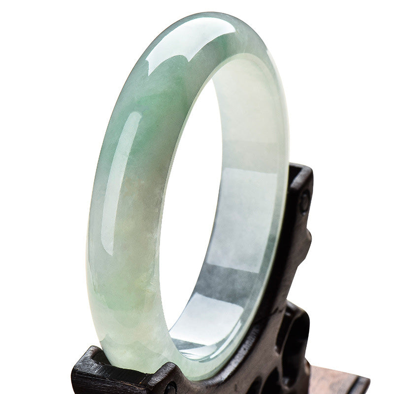 Natürlicher Jade-Glücksarmreif – Wohlstand &amp; Heilung