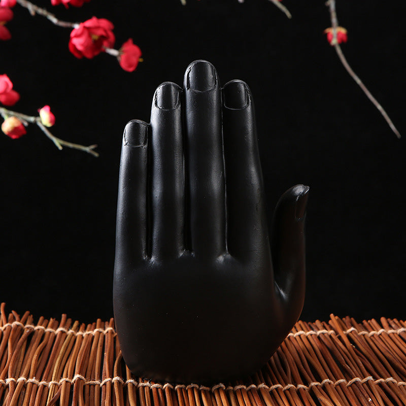 Resin Buddha Statue 10.5cm Feng Shui Blessing Decor