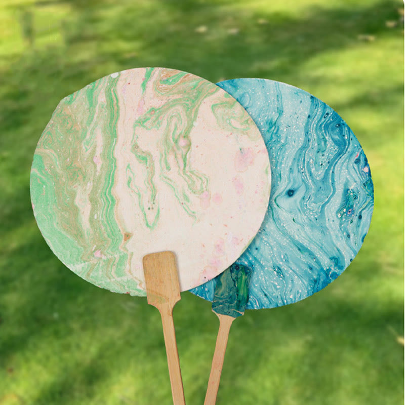 DIY Chinesischer Lackfächer | Zen-Dekor-Kunst- und Bastelfächer