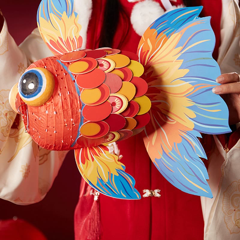 DIY Glücksbringer-Papierlaterne mit Koi-Fisch | Zen-Dekor