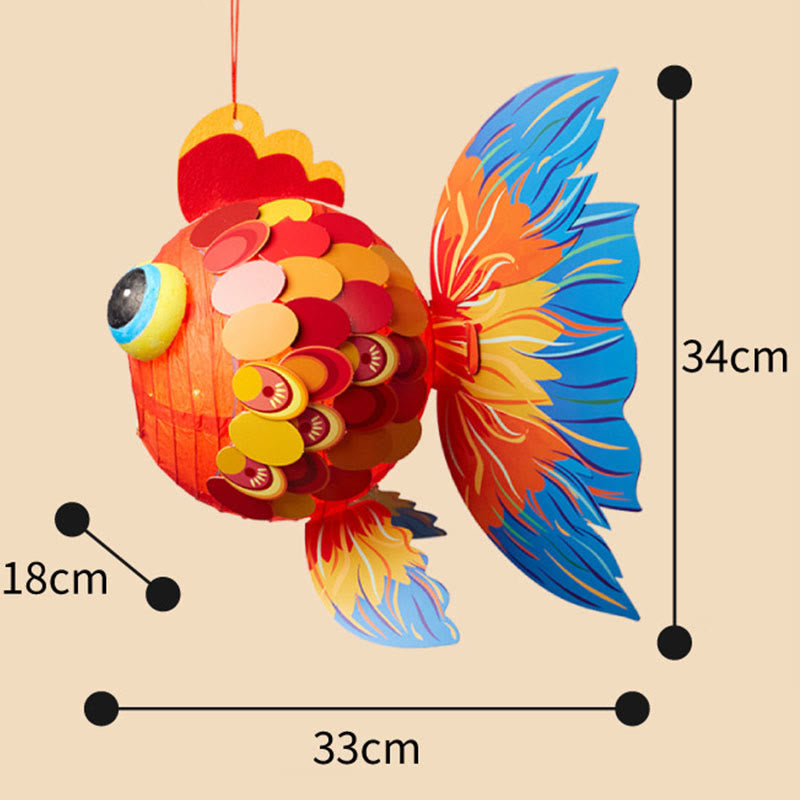 DIY Glücksbringer-Papierlaterne mit Koi-Fisch | Zen-Dekor