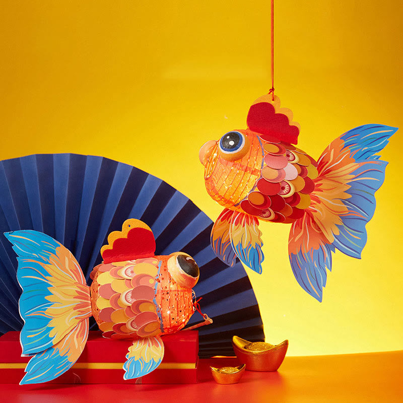 DIY Glücksbringer-Papierlaterne mit Koi-Fisch | Zen-Dekor