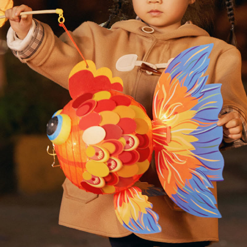 DIY Glücksbringer-Papierlaterne mit Koi-Fisch | Zen-Dekor