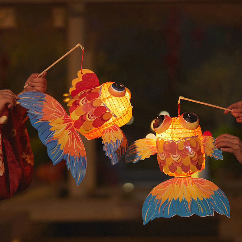 DIY Glücksbringer-Papierlaterne mit Koi-Fisch | Zen-Dekor