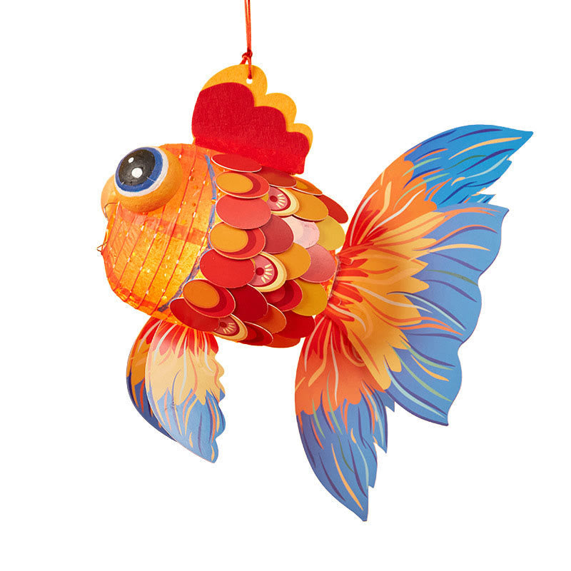DIY Glücksbringer-Papierlaterne mit Koi-Fisch | Zen-Dekor