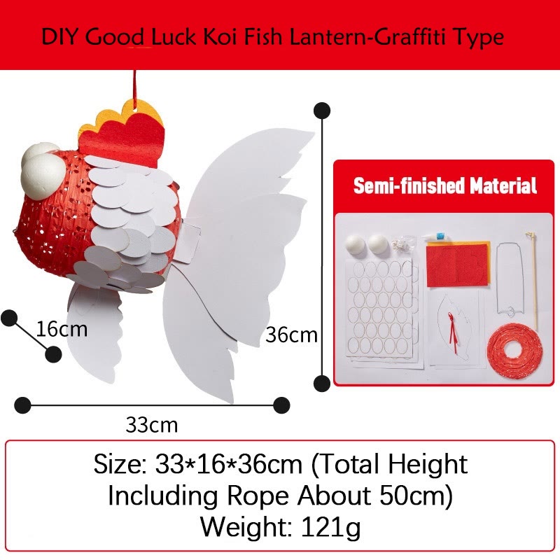 DIY Glücksbringer-Papierlaterne mit Koi-Fisch | Zen-Dekor