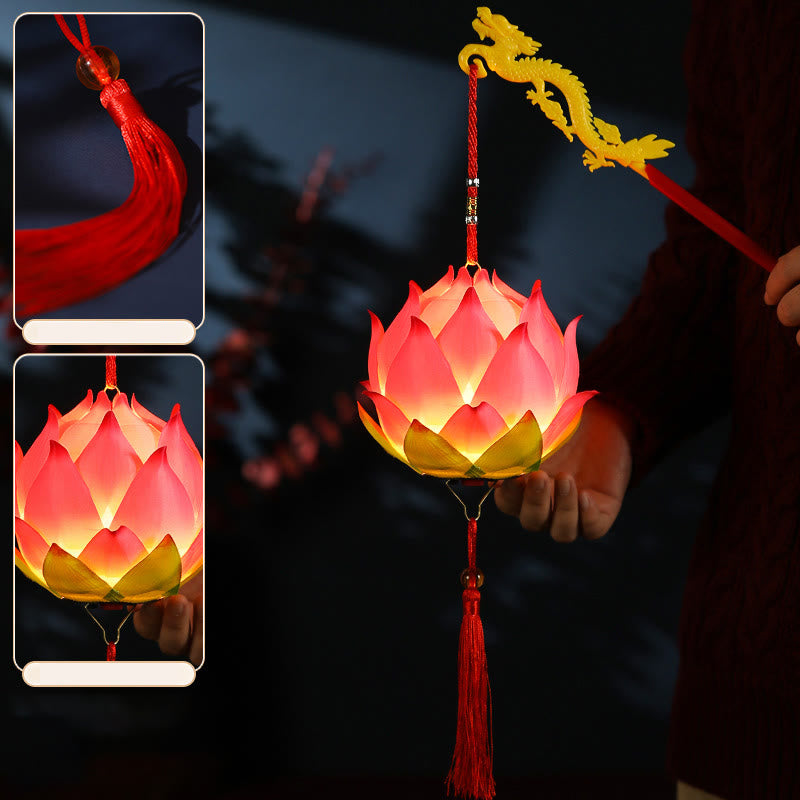 DIY Lotusblumen-Drachenlaterne | Spiritueller Wohnakzent
