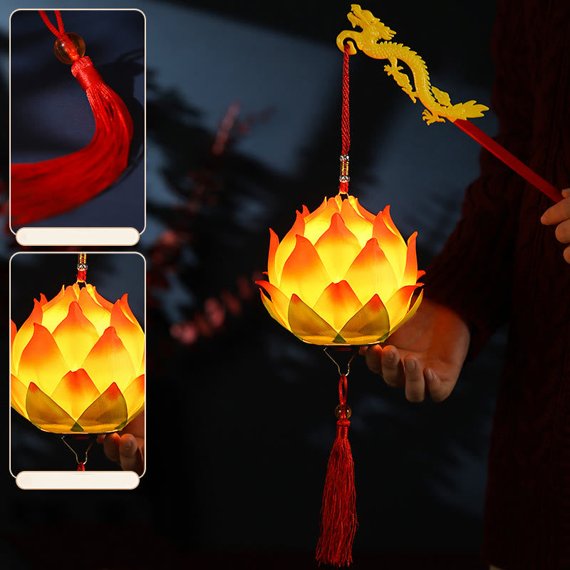 DIY Lotusblumen-Drachenlaterne | Spiritueller Wohnakzent