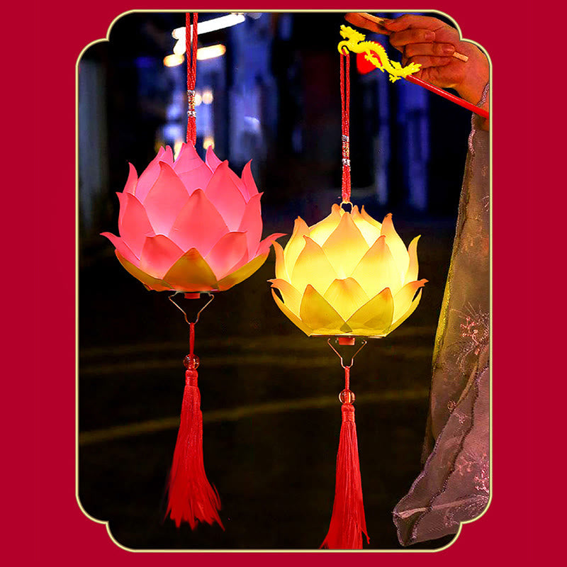 DIY Lotusblumen-Drachenlaterne | Spiritueller Wohnakzent