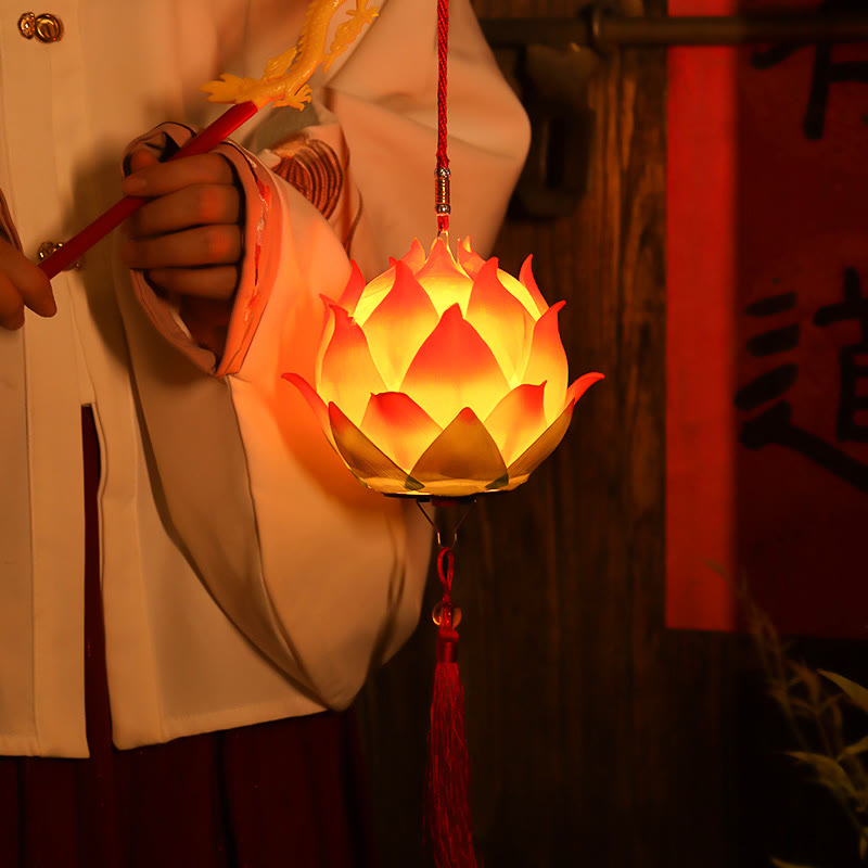 DIY Lotusblumen-Drachenlaterne | Spiritueller Wohnakzent