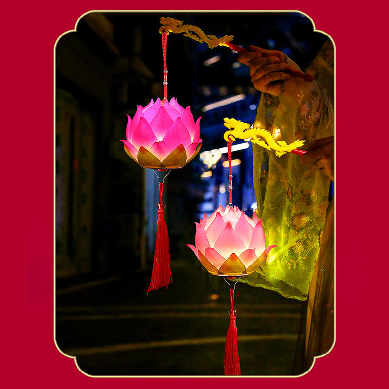 DIY Lotusblumen-Drachenlaterne | Spiritueller Wohnakzent