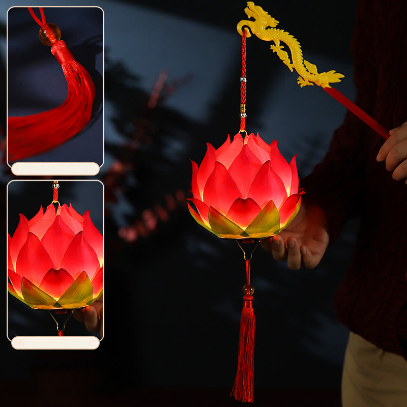 DIY Lotusblumen-Drachenlaterne | Spiritueller Wohnakzent