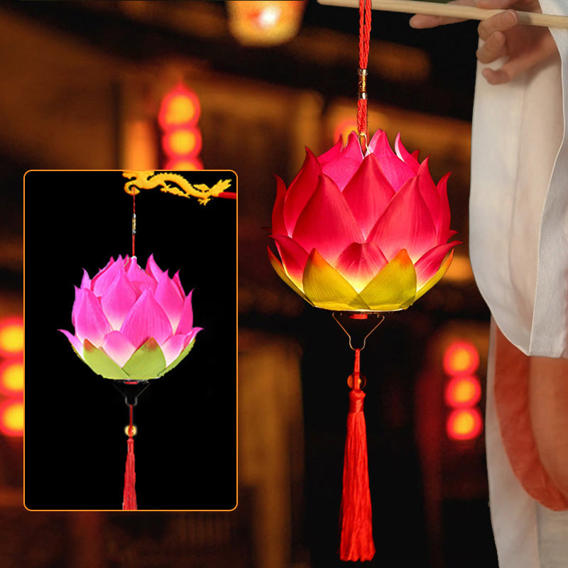 DIY Lotusblumen-Drachenlaterne | Spiritueller Wohnakzent