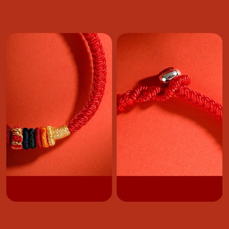 Drachen 16cm Chinesisches Sternzeichen Segen Zinnober Armband