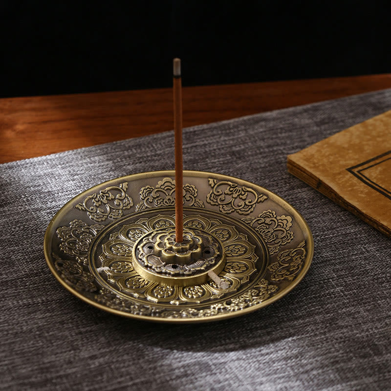 Drachen-Räuchergefäß mit Lotus, Phönix und acht glückverheißenden Symbolen