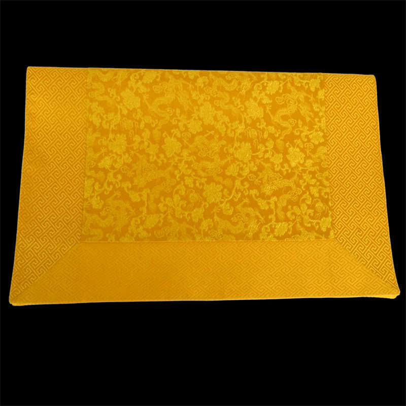 Jacquardmatte für tibetische Gebetsaltare mit Drachenmuster, 70 cm