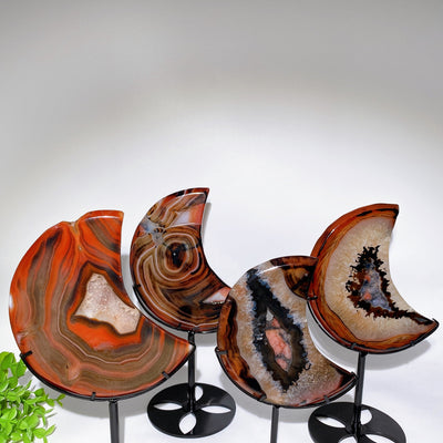 Druzy Sardonyx Mondkristall Figur 5-6