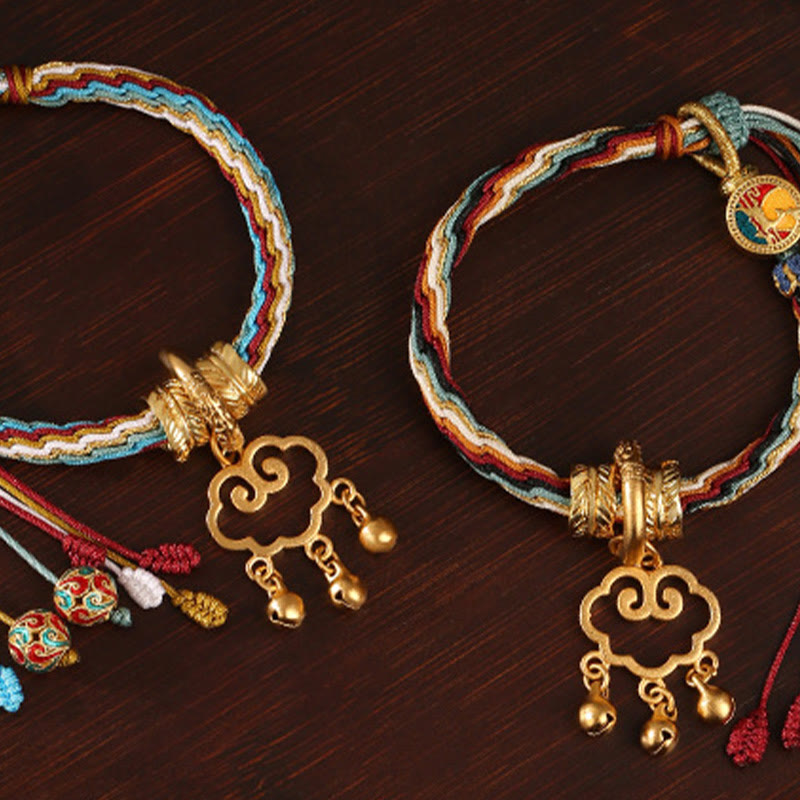 Dunhuang Farbe Reinkarnationsknoten Spirituelles Armband