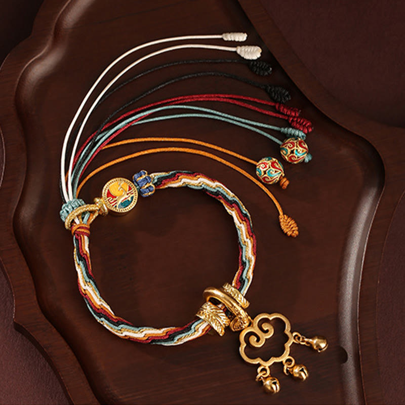 Dunhuang Farbe Reinkarnationsknoten Spirituelles Armband
