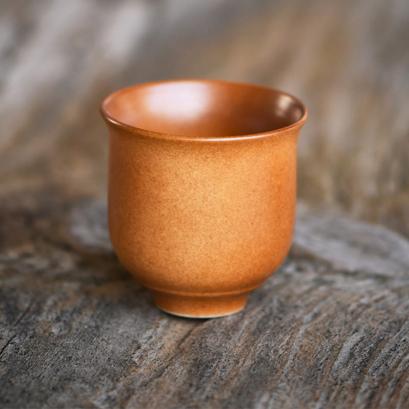 Dunhuang Lotus-Teetasse aus Keramik, 90 ml, für Zen-Dekor