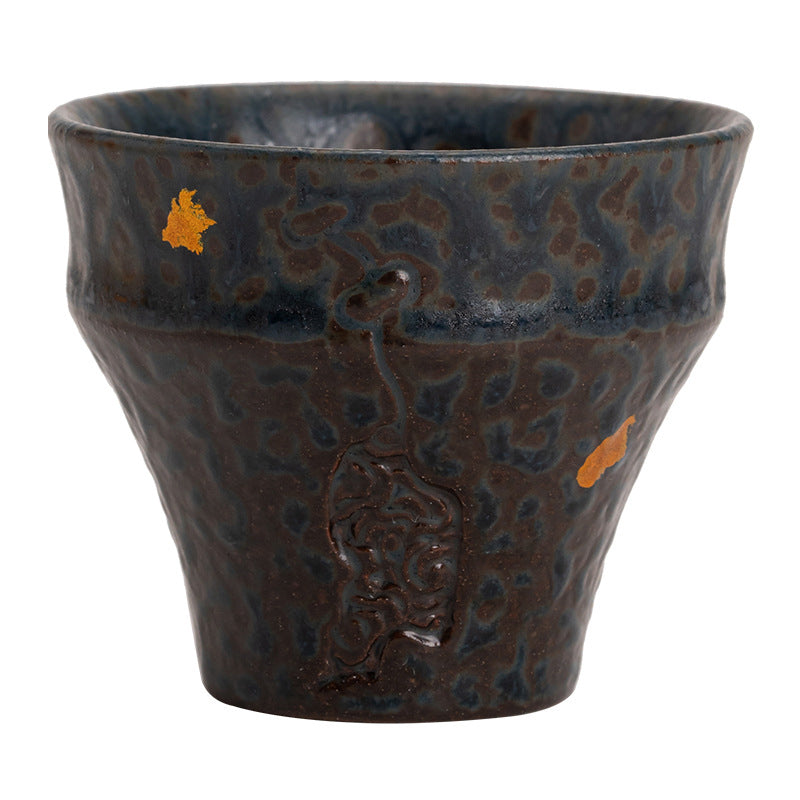 Vintage Ceramic Teacup 50ml for Sacred Space Rituals