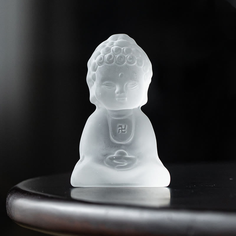 Mini Tathagata Liuli Buddha Serenity Schreibtischdekoration