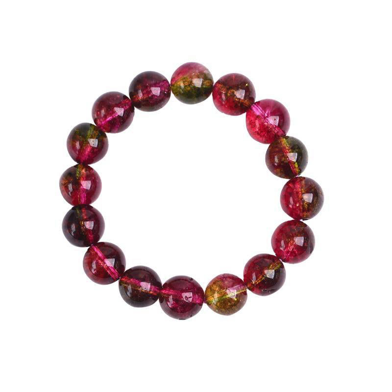 8mm Tourmaline Spiritual Bracelet for Love & Wisdom