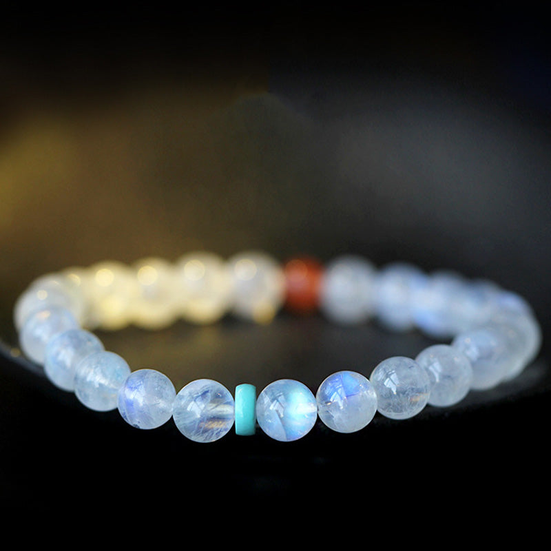 6mm Moonstone Calm Healing Bracelet | Positive Energy