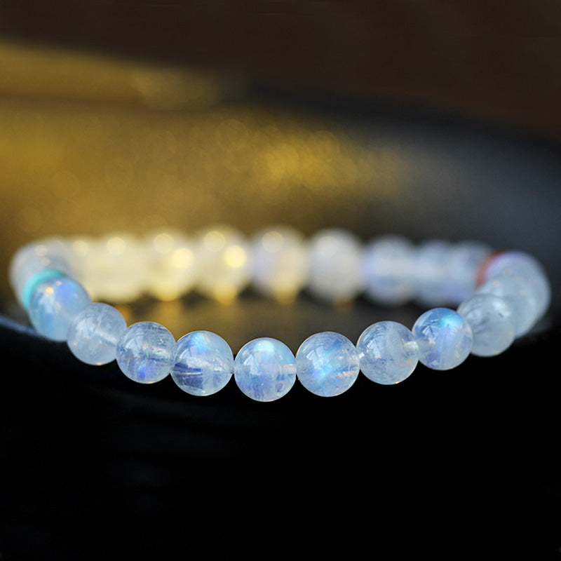 6mm Moonstone Calm Healing Bracelet | Positive Energy