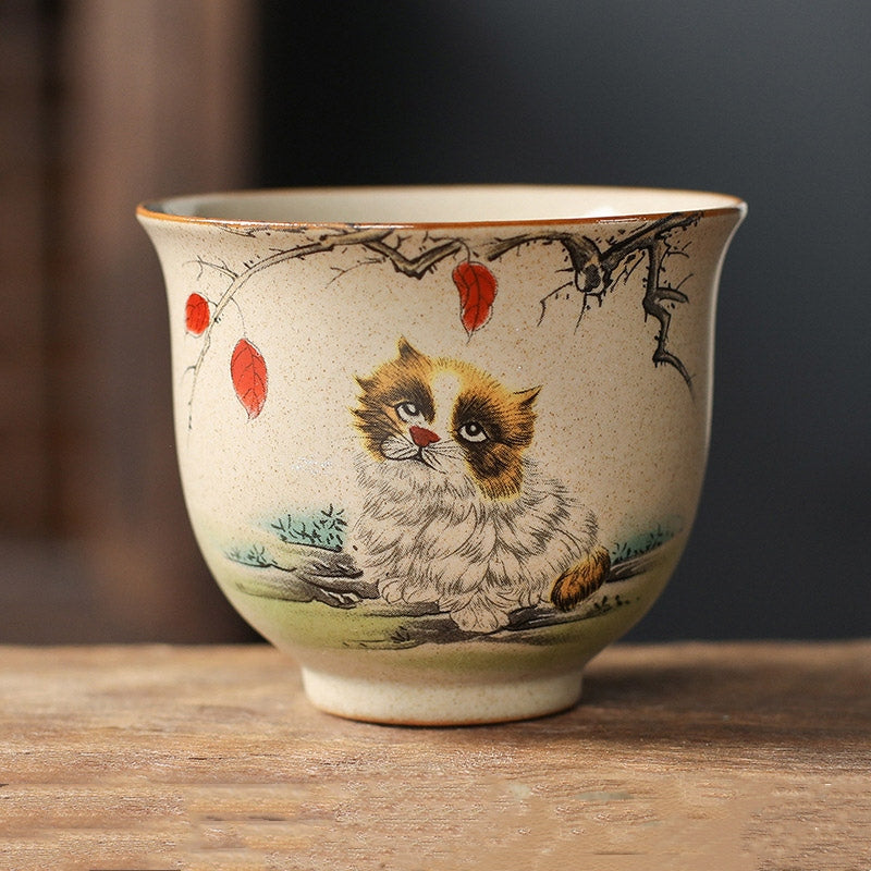 12 Chinese Zodiac Ceramic Teacup | 130ml Kung Fu Tea Cup